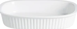 Best Auflaufform Bianco | 27 x 19 x 5 cm | 1,3 Liter | weiss Auflaufform