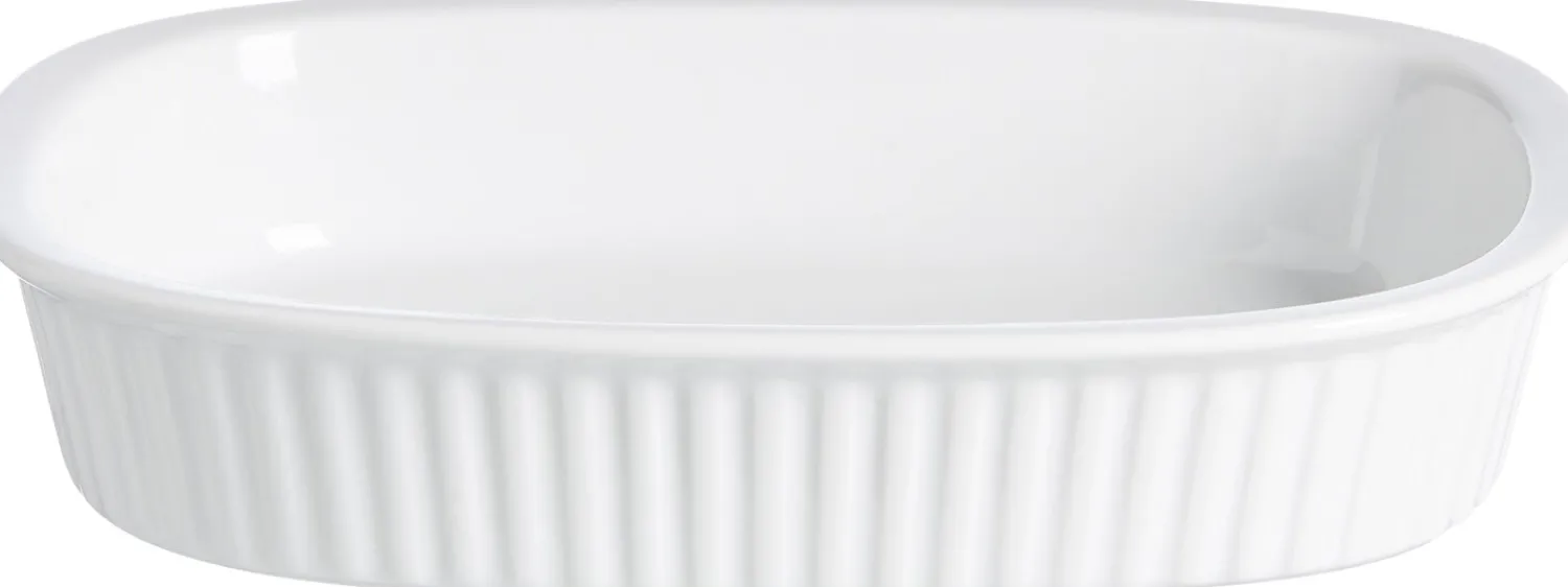 Best Auflaufform Bianco | 27 x 19 x 5 cm | 1,3 Liter | weiss Auflaufform