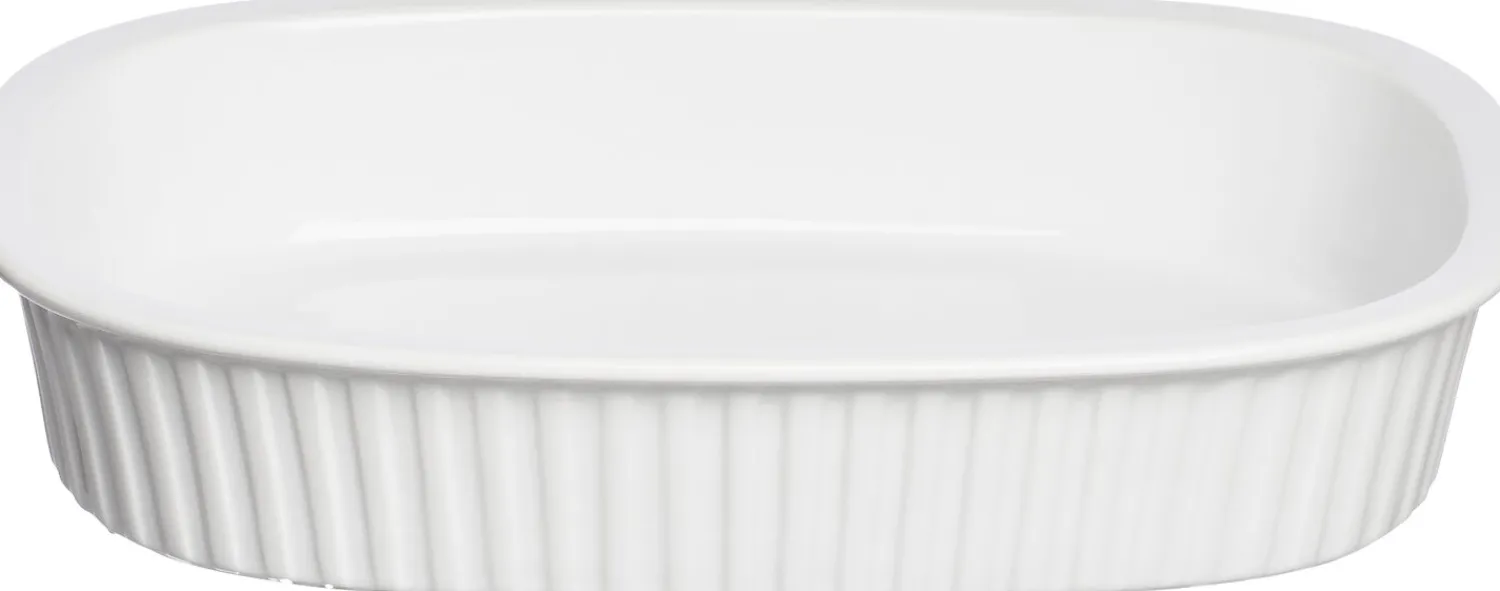 New Auflaufform Bianco | 32 x 24 x 6 cm | 1,8 Liter | weiss Auflaufform