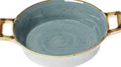 Online Auflaufform Romo | 25,5 x 20 x 5 cm | 800 ml | petrol | mit Henkel Auflaufform