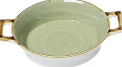 Outlet Auflaufform Romo | 25,5 x 20 x 5 cm | 800 ml | grün | mit Henkel Auflaufform