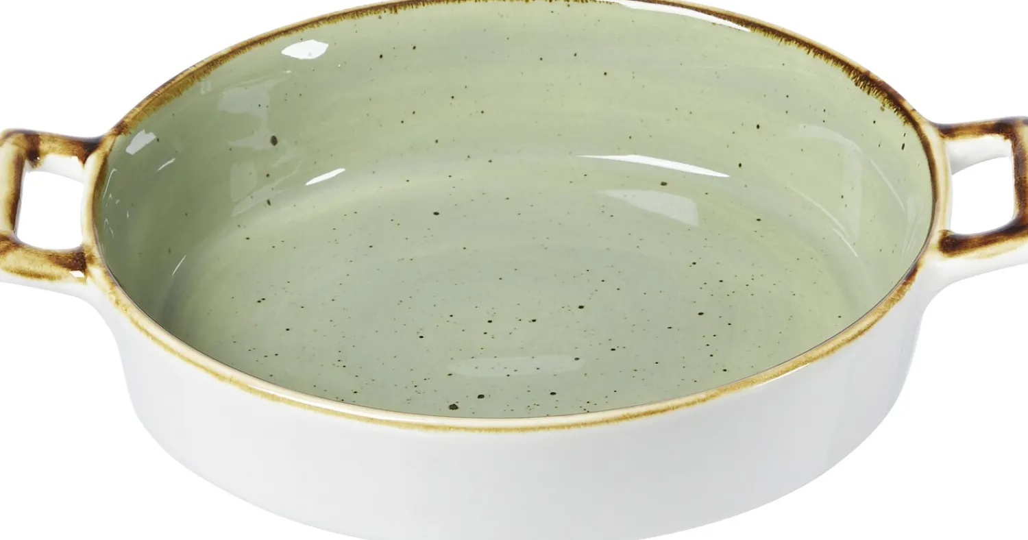 Discount Auflaufform Romo | 22 x 16 x 4 cm | 500 ml | grün | mit Henkel Auflaufform