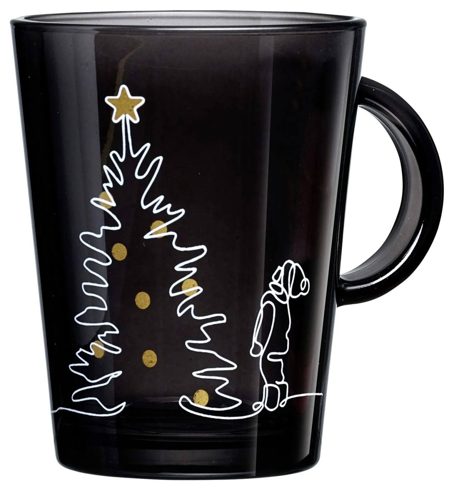 Best Becher Lichterglanz | 380 ml | schwarz Becher