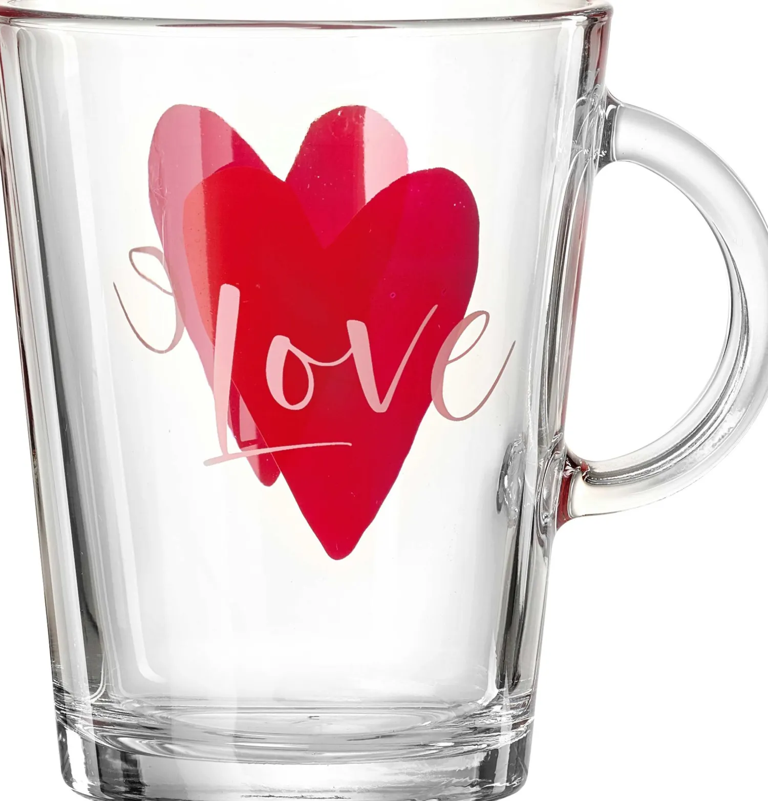 Online Becher Love Big | 380 ml | rot Becher
