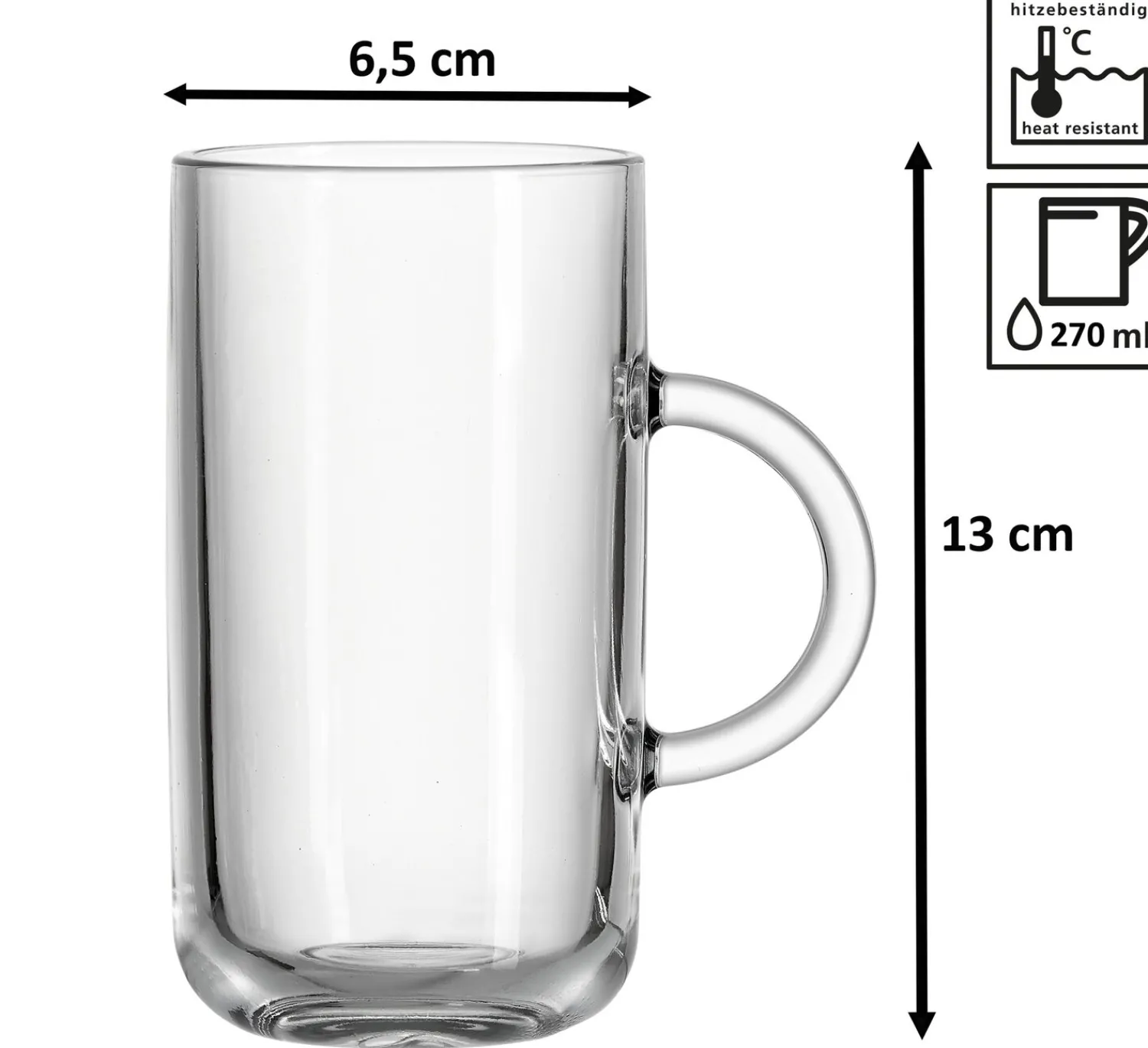 Clearance Becher-Set Marco | 6-teilig | 270 ml Gläser-Set