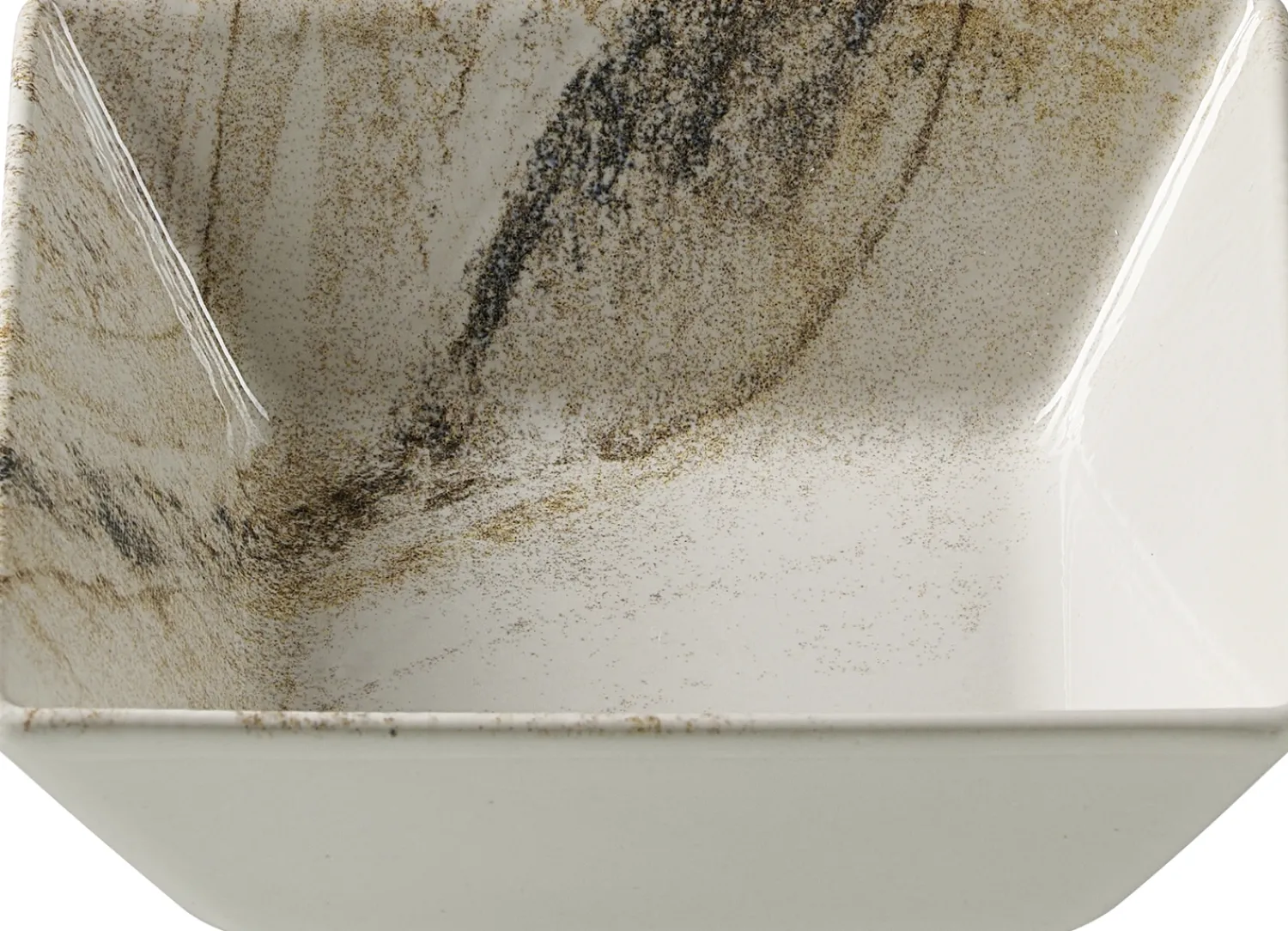 Beilagenschale Arezzo | 13 x 13 x 5 cm | braun Schale