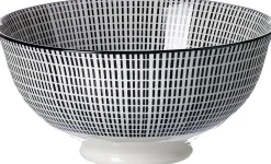 Online Beilagenschale Takeo Stripes | 12 x 12 x 6 cm | schwarz Schale