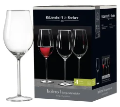 Sale Burgundergläser-Set Bolero | 4-teilig | 540 ml Gläser-Set