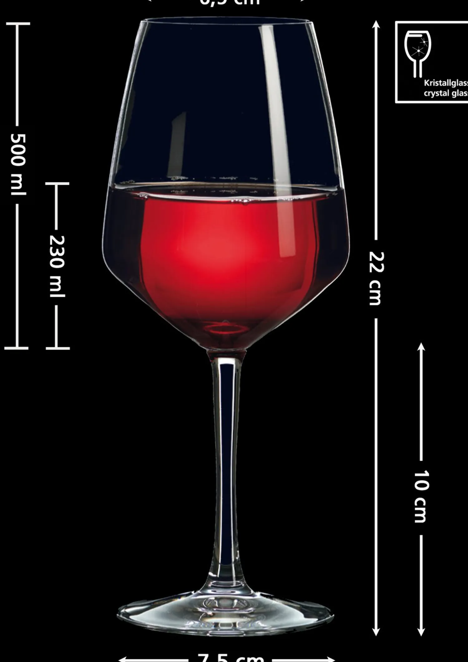 Discount Burgundergläser-Set Mambo | 4-teilig | 500 ml Gläser-Set