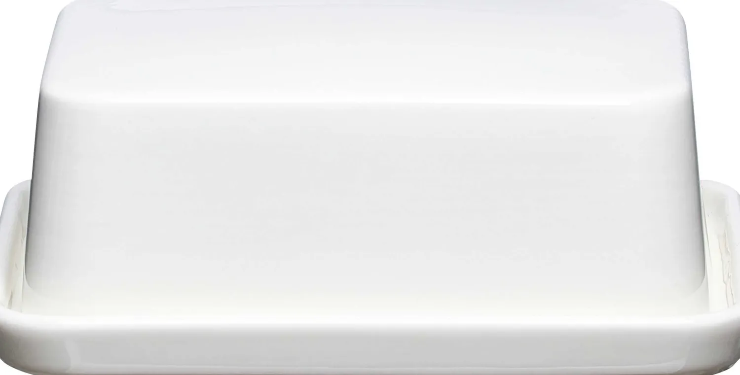 Butterdose Skagen | 16 x 12 x 6 cm | weiss Dose