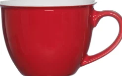 Online Cafe au Lait Tasse Doppio | 420 ml | rot Obertasse