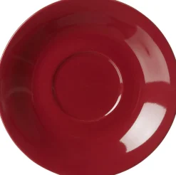 Best Cafe au Lait Untertasse Doppio | 17 cm | rot Untertasse