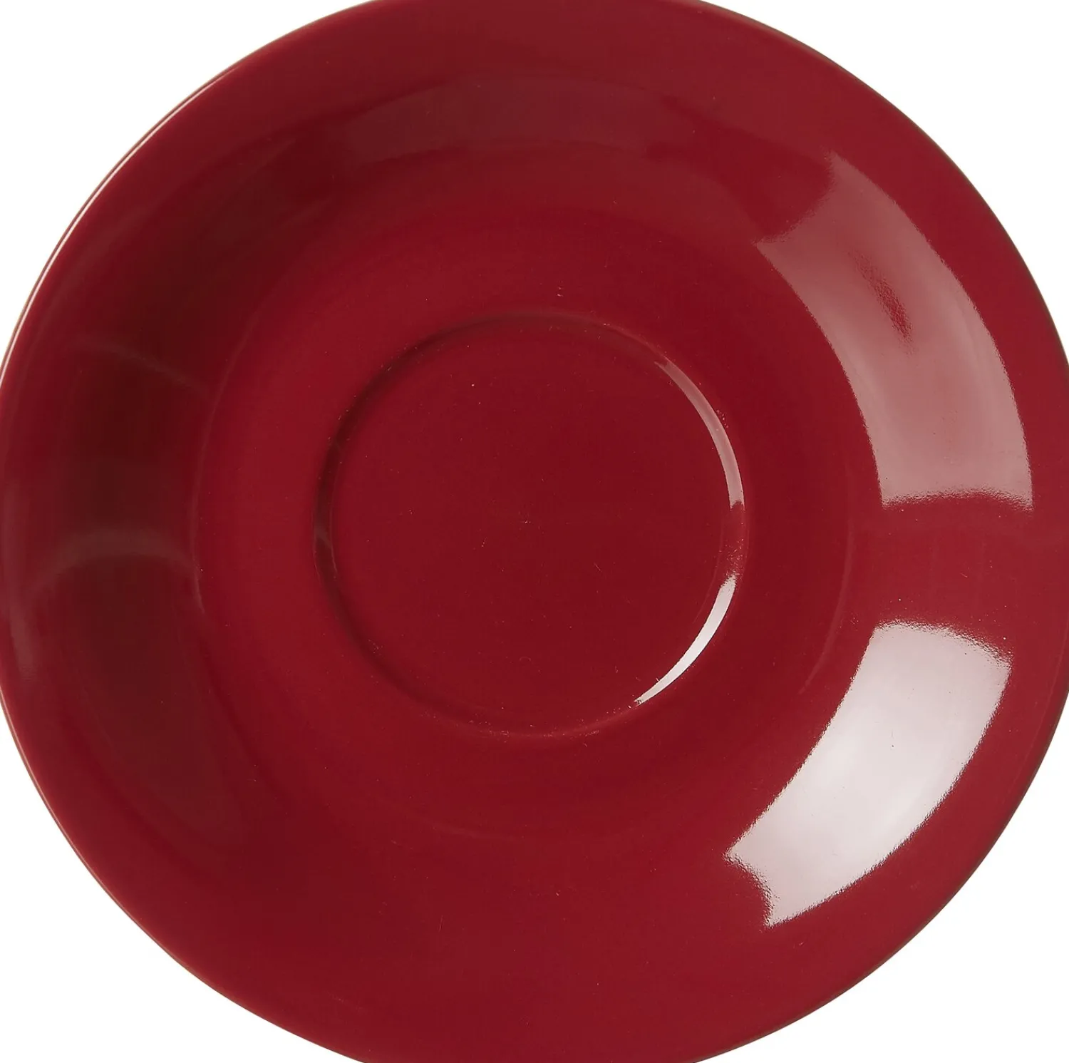 Best Cafe au Lait Untertasse Doppio | 17 cm | rot Untertasse