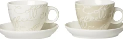 Best Cappuccino-Set Cornello | 4-teilig | 180 ml | creme Set
