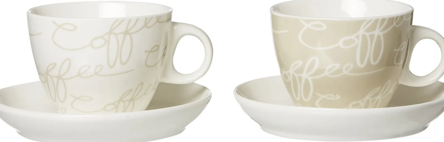 Best Cappuccino-Set Cornello | 4-teilig | 180 ml | creme Set