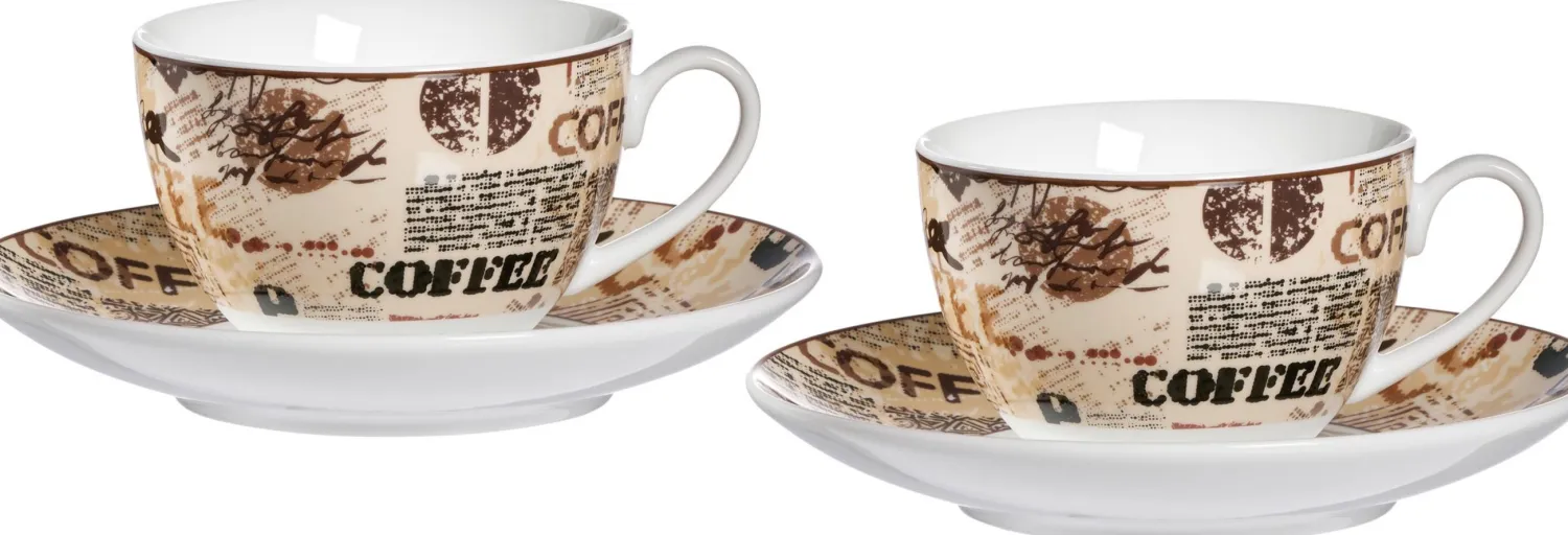 Online Cappuccino-Set Crema | 4-teilig | 220 ml | beige Set