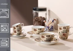 Online Cappuccino-Set Crema | 4-teilig | 220 ml | beige Set