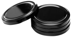 Clearance Deckel-Set Mara | 4-teilig | 82mm | schwarz Deckel