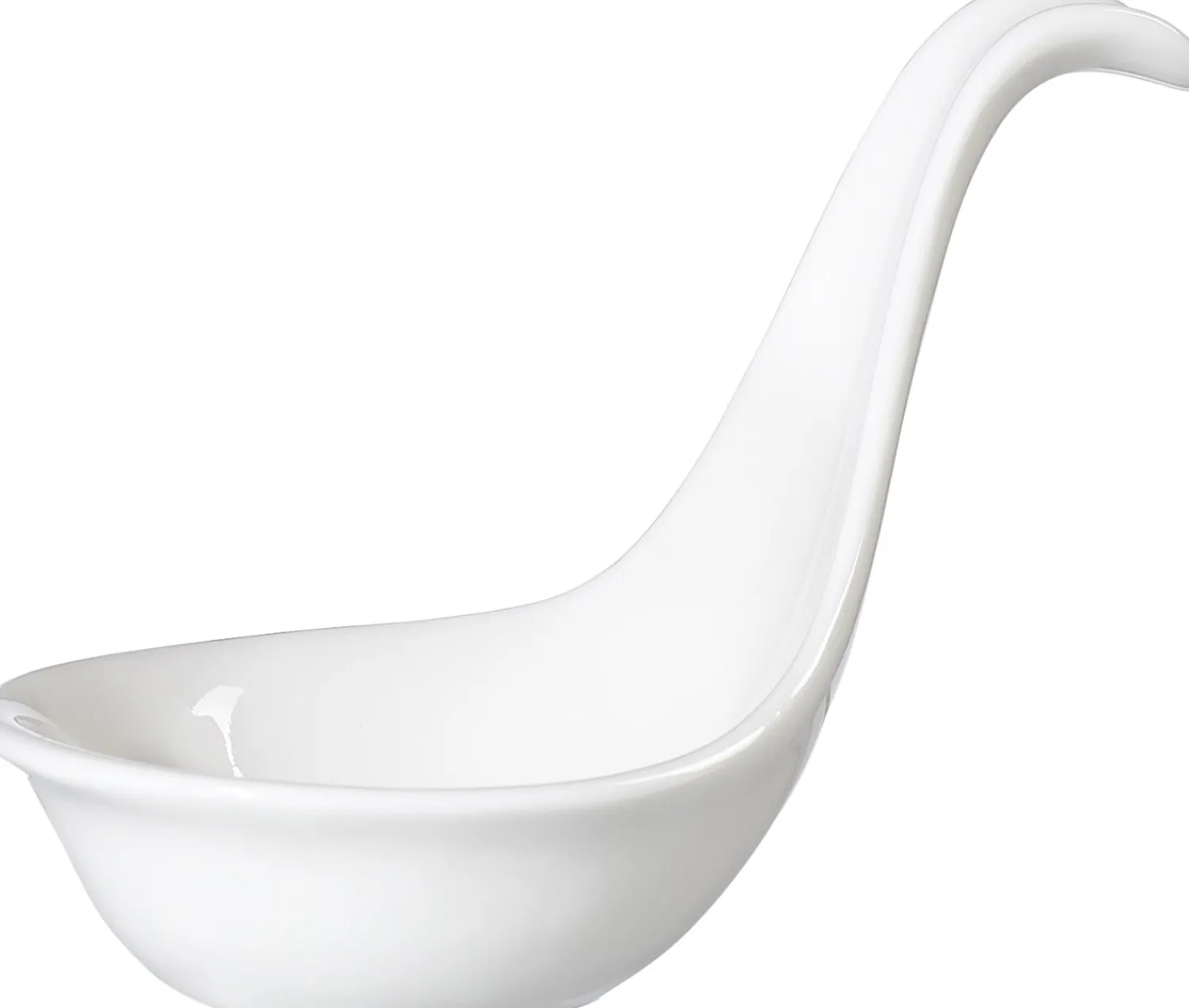 Outlet Dipschale Gusto | 9,5 x 6 x 7 cm | weiss | mit Löffel Schale