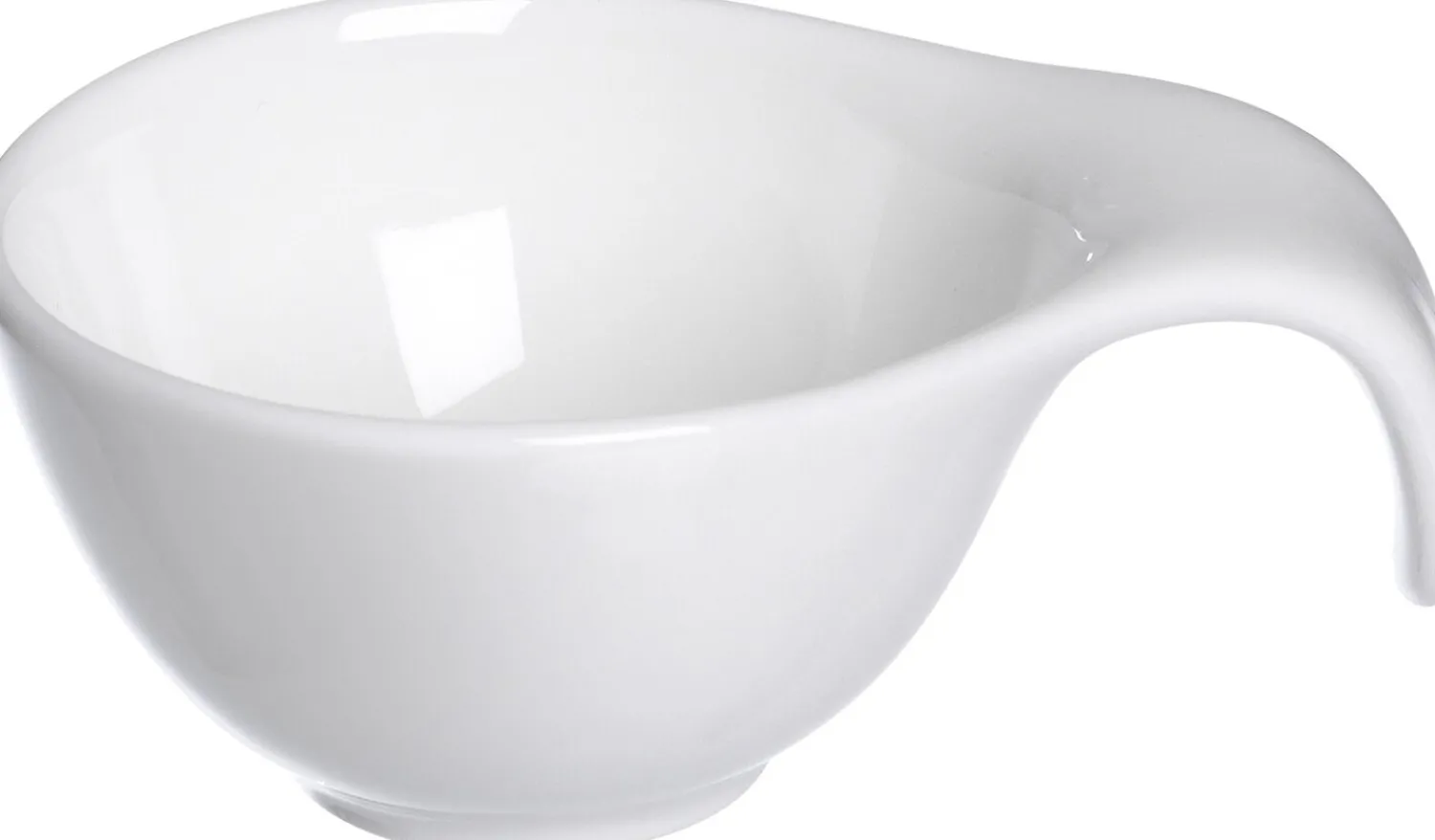 Dipschale Gusto | 8 x 6 x 4 cm | weiss | mit Griff Schale
