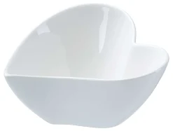 Sale Dipschale Gusto | 9,5 x 9,5 x 4,5 cm | weiss | Herzform Schale