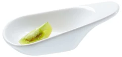 Dipschale Gusto | 10,5 x 7 x 3,5 cm | weiss | oval | mit Griff Schale