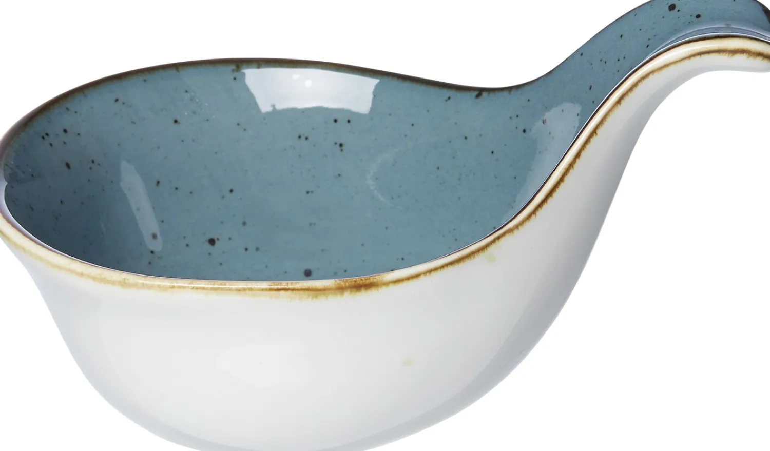 Sale Dipschale Romo | 12 x 8 x 6,5 cm | petrol | mit Henkel Schale
