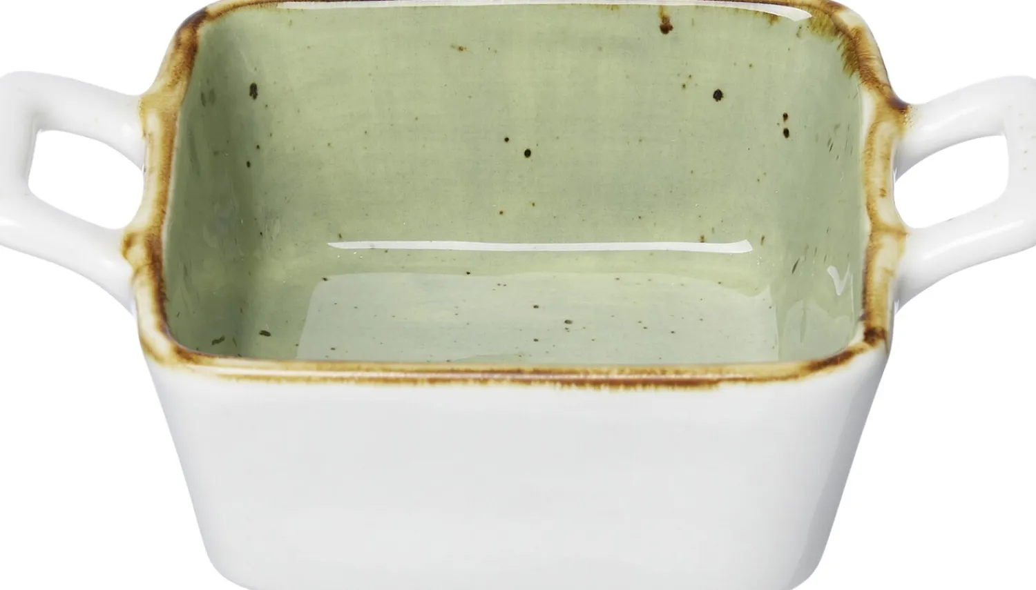 Outlet Dipschale Romo | 11 x 8 x 3,5 cm | grün | mit Henkel Schale