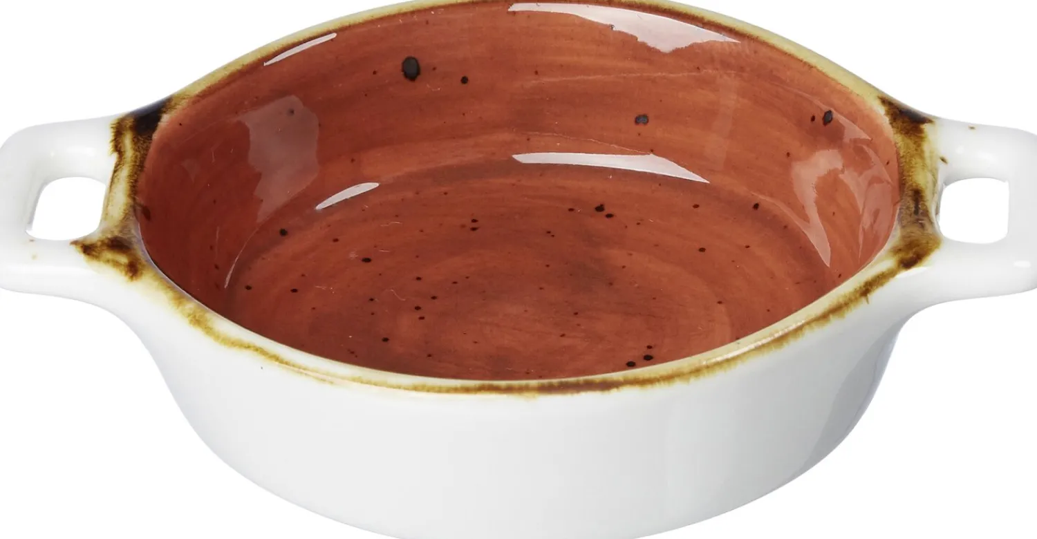 New Dipschale Romo | 10 x 7 x 2 cm | terra | mit Henkel Schale
