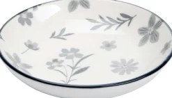 Online Dipschale Sendai Blume | 10,3 x 10,3 x 2,5 cm | grau Schale