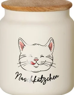 Hot Dose Naschkätzchen | 1,1 Liter | weiss Dose