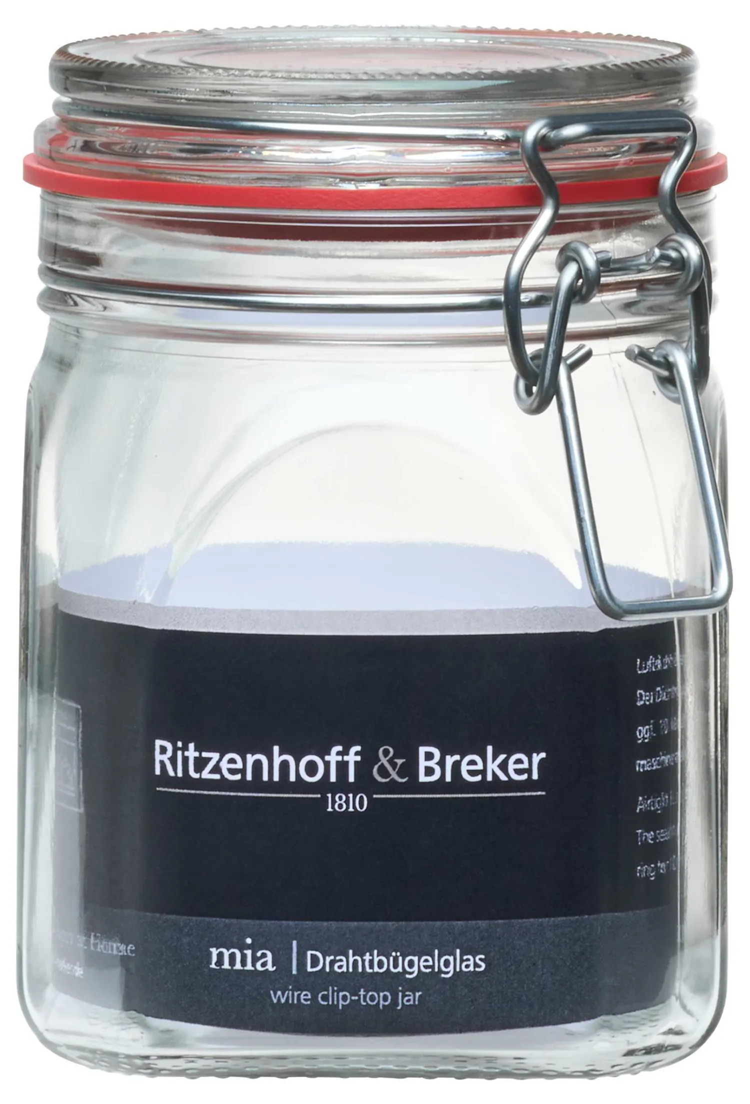 New Drahtbügelglas Mia | 900 ml Vorratsglas