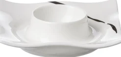 Eierbecher Dacapo | 13 x 13 x 2 cm | weiss Eierbecher