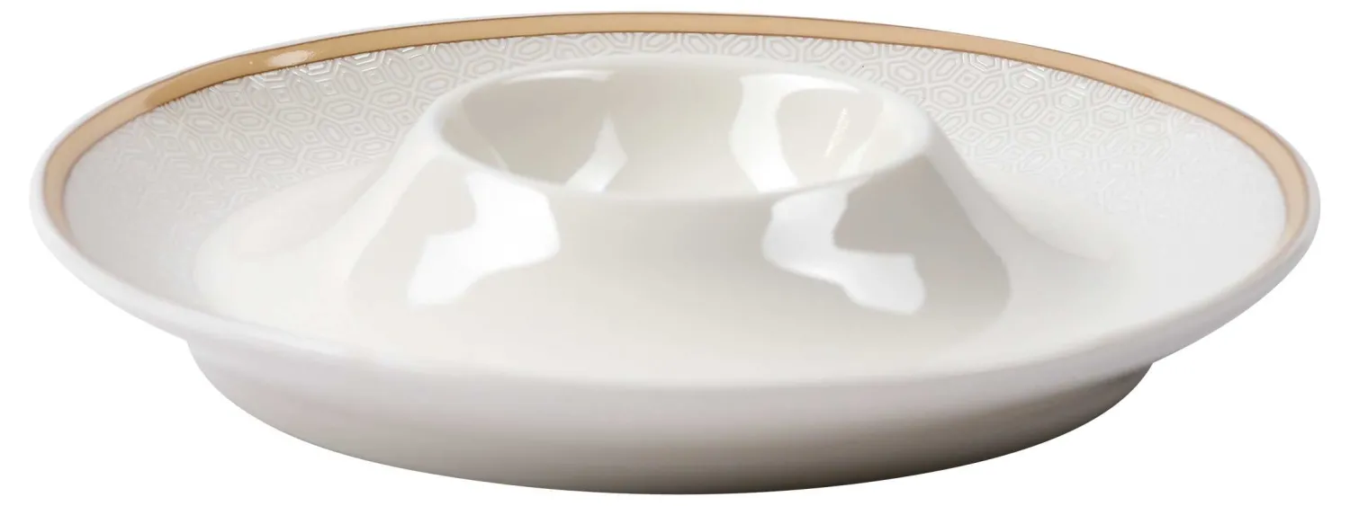 Best Eierbecher Geo | 13 x 13 x 2 cm | weiss Eierbecher