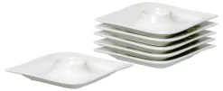 Discount Eierbecher-Set Melodie | 6-teilig | weiss Eierbecher