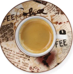 Clearance Espresso-Set Crema | 4-teilig | beige Set