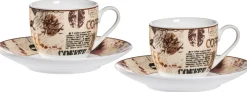 Clearance Espresso-Set Crema | 4-teilig | beige Set