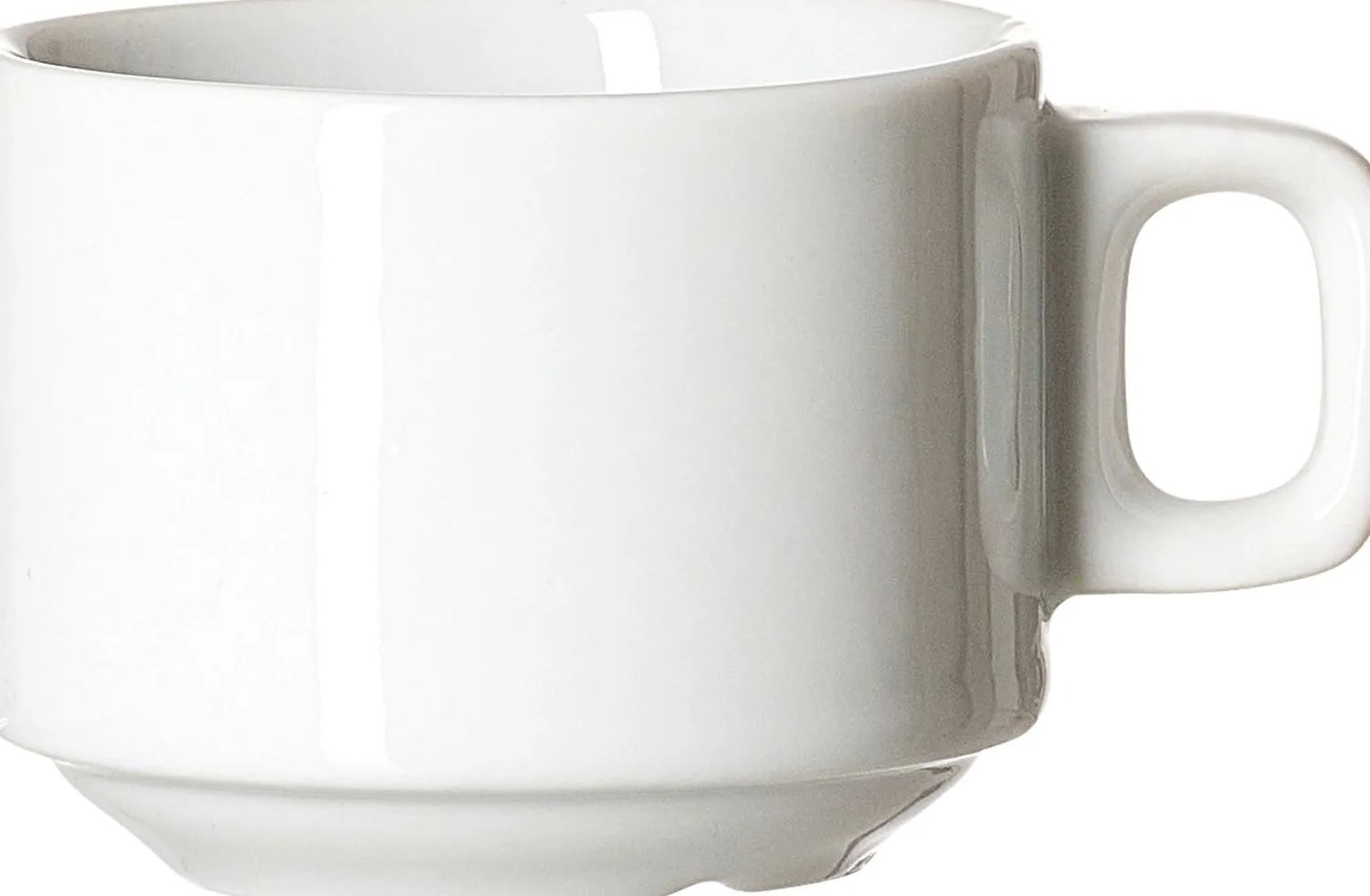 Hot Espressotasse Bianco | 85 ml | weiss | stapelbar Obertasse