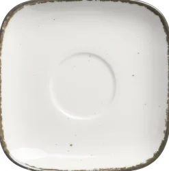 Hot Espressountertasse Casa | 10 cm | creme | quadratisch Untertasse