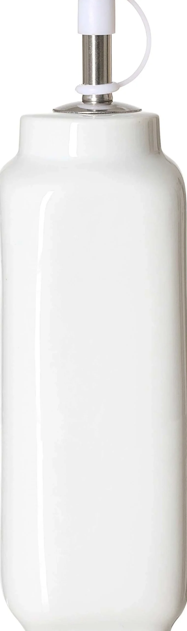 Best Essig + Ölflasche Bianco | 5,5 x 5,5 x 9,5 cm | weiss Flasche