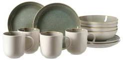 Sale Frühstücksservice Giada | 12-teilig | grün Service