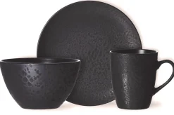 New Frühstücksservice Kitwe | 12-teilig | schwarz Set