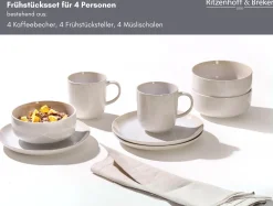 Sale Frühstücksservice Laredo | 12-teilig | creme Set