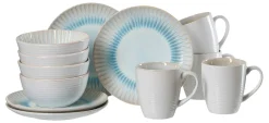 New Frühstücksservice Mira | 12-teilig | blau Service