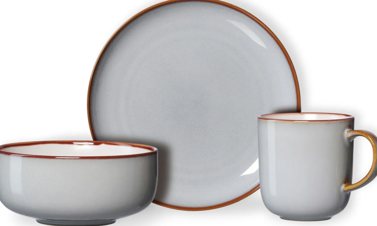 Sale Frühstücksservice Portofino | 12-teilig | grau Set