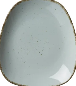 Outlet Frühstücksteller Casa | 22,5 x 20 cm | blau | oval Teller
