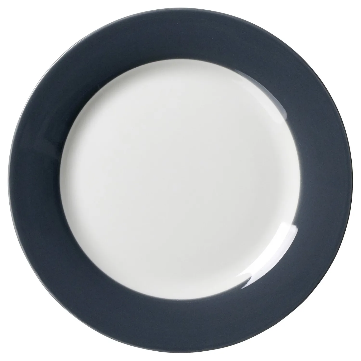 Online Frühstücksteller Doppio | 20,5 cm | anthrazit Teller
