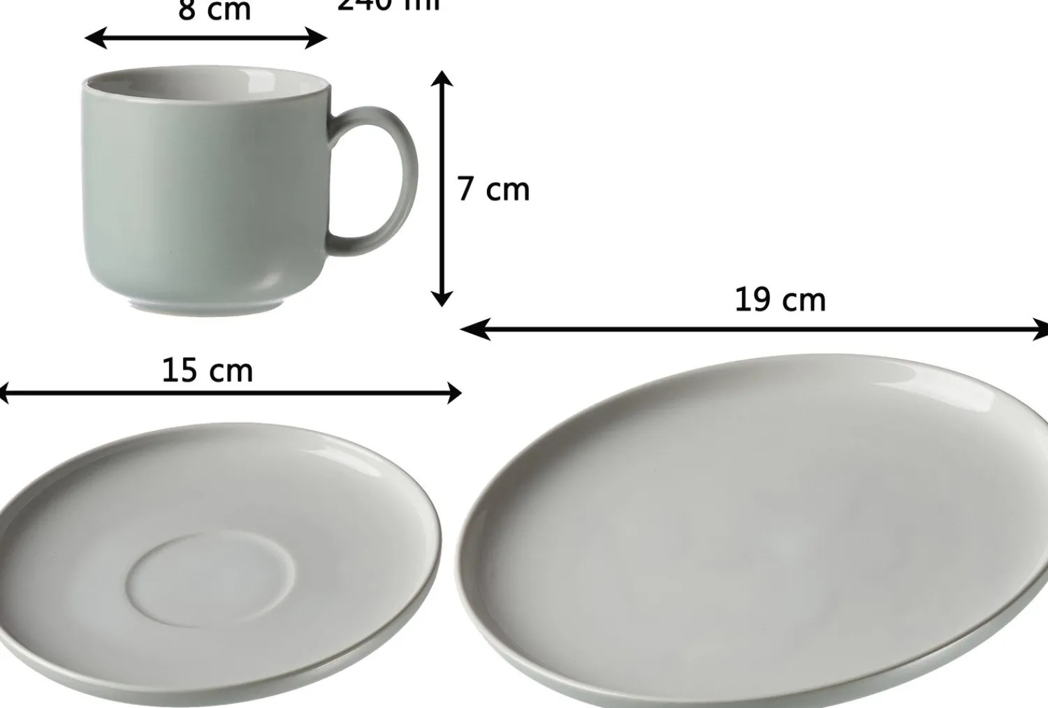 Sale Frühstücksteller Jasper | 19 cm | mint Teller