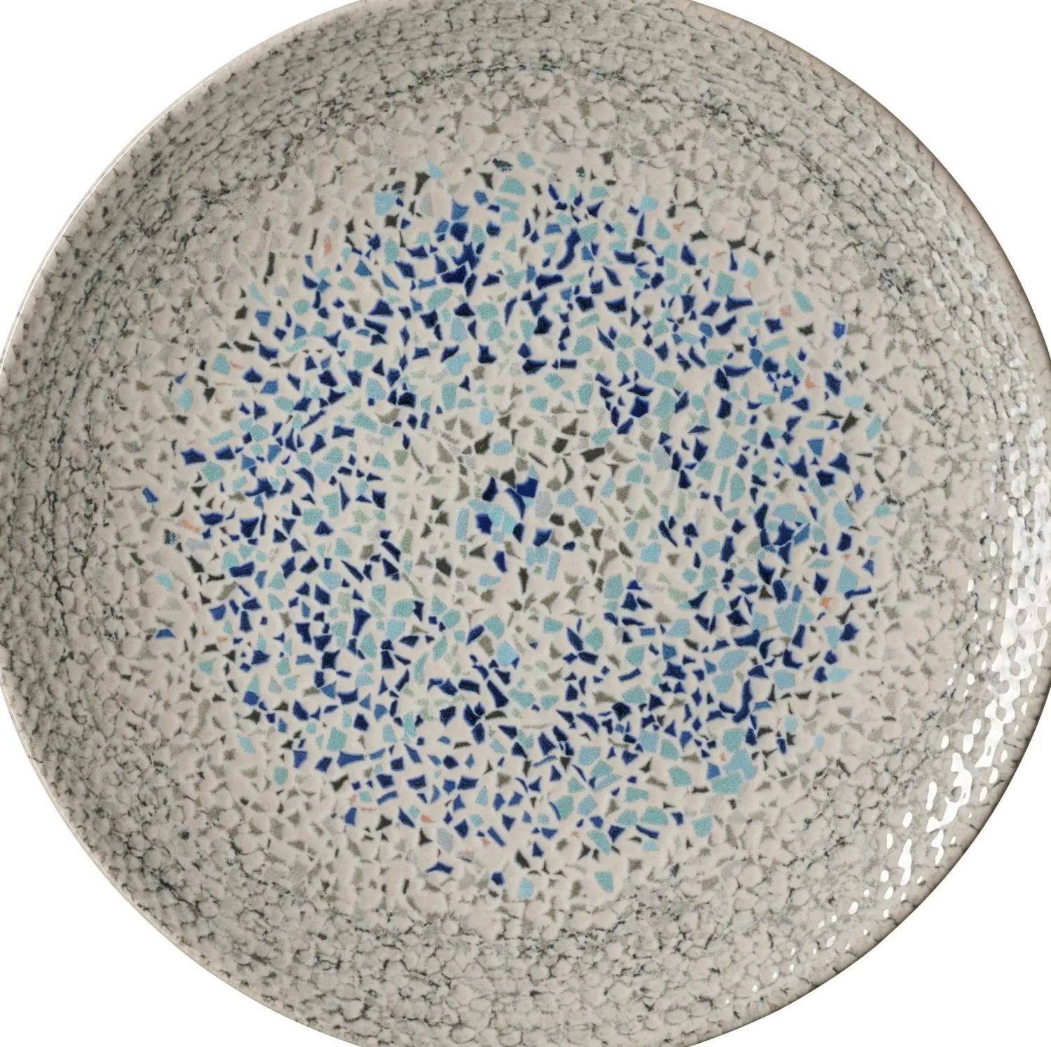 Online Frühstücksteller Rimini Mosaik Stone | 20,5 cm | grau Teller