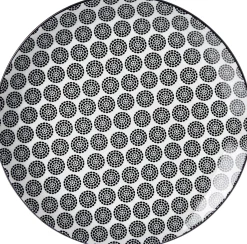 Clearance Frühstücksteller Takeo Circles | 21,5 cm | schwarz Teller
